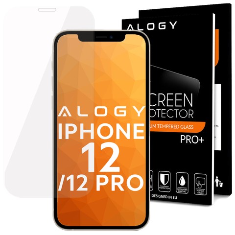 Alogy gehärtetes Glas für den Bildschirm für Apple iPhone 12/12 Pro 6.1