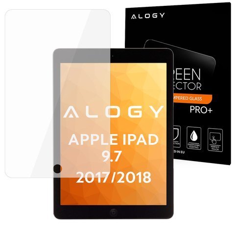 Alogy gehärtetes Glas für den Bildschirm von Apple iPad 9.7 2017/2018.