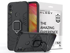 Etui Alogy Stand Ring Armor für Xiaomi Redmi Note 7/ Note 7 Pro schwarz