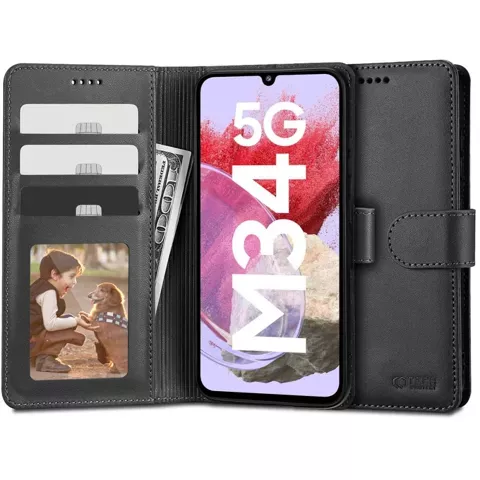 Etui Portemonnaie Wallet für Samsung Galaxy M34 5G Black