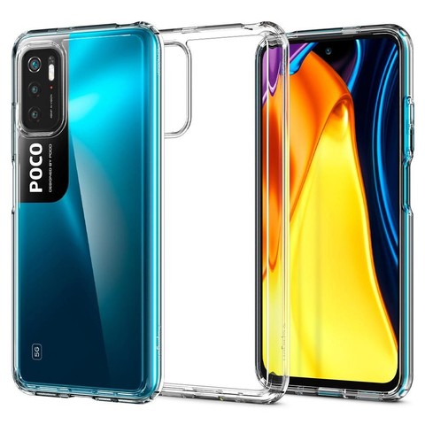 Etui Spigen Ultra Hybrid für Xiaomi Poco M3 Pro/ Redmi Note 10 5G Crystal Clear