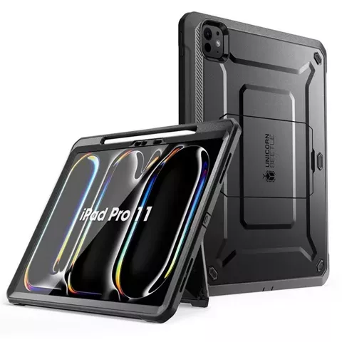 Etui Supcase Unicorn Beetle Pro für Apple iPad Pro 11 5 / 2024 Schwarz