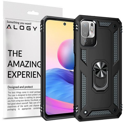 Etui pancerne Alogy Stand Armor Ring für Xiaomi Poco M3 Pro/ Redmi Note 10 5G