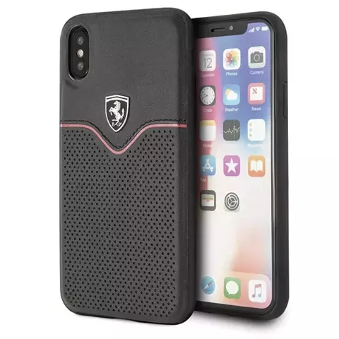 Ferrari Hardcase iPhone X/Xs schwarz/czarny Off Track Victory