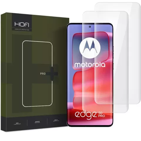 Gehärtetes Glas für Motorola Edge 50 Fusion / Edge 50 Pro 5G Hofi UV Glass Pro 2er-Pack klar