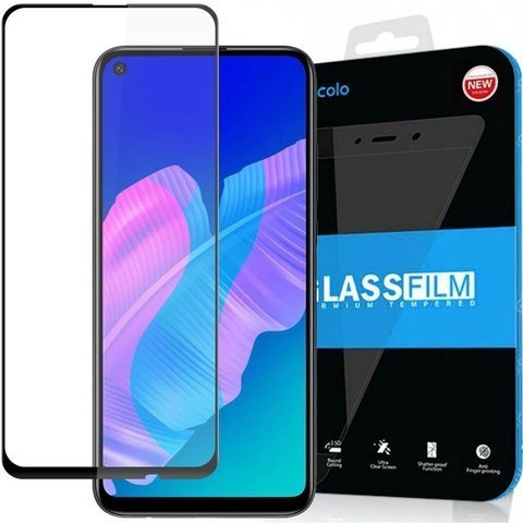 Glas Mocolo TG Full Glue 5D für Huawei P40 Lite E schwarz