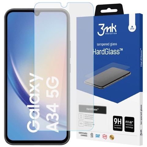 Glas für Samsung Galaxy A34 5G – 3mk HardGlass™