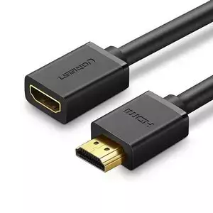 HDMI-Stecker auf HDMI-Buchse Kabel UGREEN HD107, FullHD, 3D, 1m (schwarz)