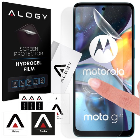 Hydrogel-Folie für Motorola Moto G22/ G60/ G31/ E40/ G9 Handy-Displayschutz Alogy Hydrogel-Folie