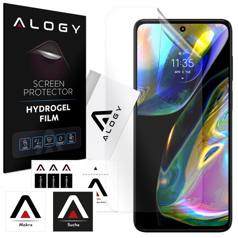 Hydrogelfolie für Motorola Moto G71s, schützendes Telefondisplay, Alogy Hydrogelfolie