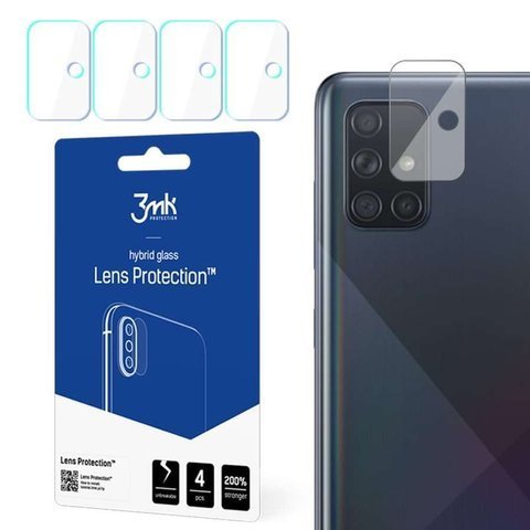 Kameraglas 3mk Hybrid Glass x4 Objektiv für Samsung Galaxy A71