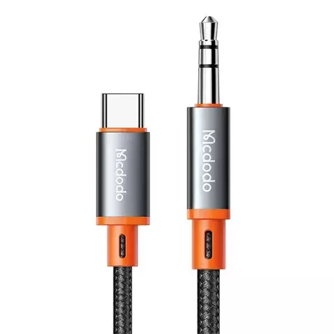 Mcdodo CA-0820 USB-C-zu-3,5-mm-AUX-Miniklinkenkabel, 1,2 m (schwarz)