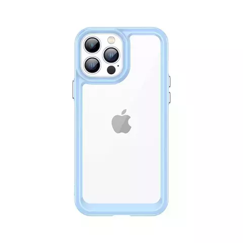 Outer Space Case Hülle für iPhone 13 Pro Max Hardcover mit Gelrahmen Blau