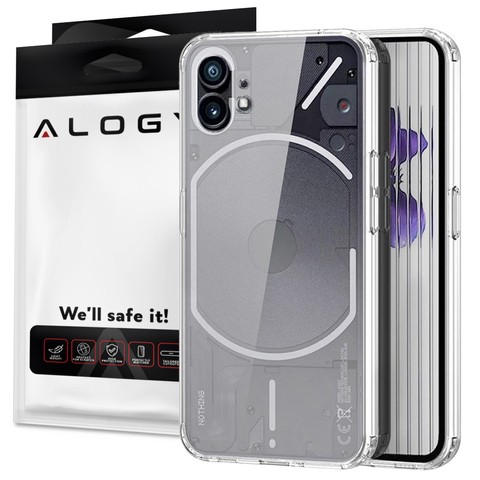 Schutzhülle Cover Alogy Hybrid Clear Case for Nothing Phone 1 Transparent