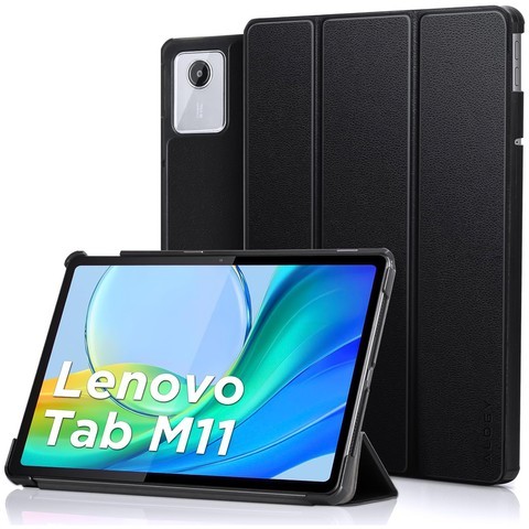 Schutzhülle für Lenovo Tab M11 10,95 Zoll TB330FU / TB330XU / TB331FC, Buchhülle mit Klappgehäuse, Schutzhülle Alogy Black Stylus