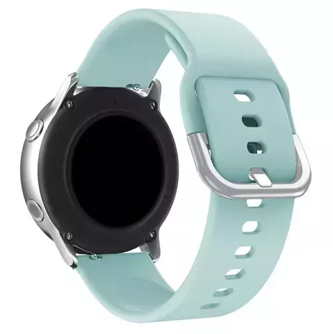 Silikonband TYS Armband für Smartwatch Uhr universal 22mm türkis