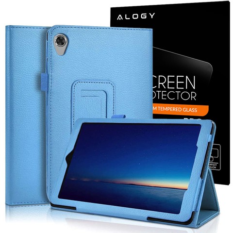 Ständerabdeckung Alogy Ständer für Lenovo Tab M8 TB-8505 Blue Glass