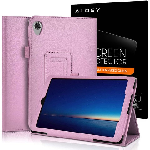 Ständerabdeckung Alogy Ständer für Lenovo Tab M8 TB-8505 Rosa Glas