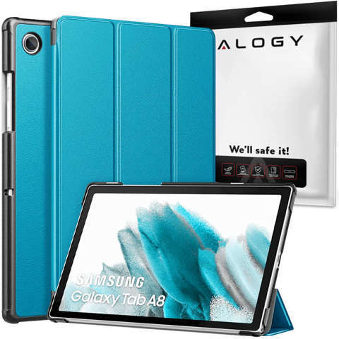 Alogy Book Cover für Samsung Galaxy Tab A8 2021 SM-X200 / SM-X205 Blau