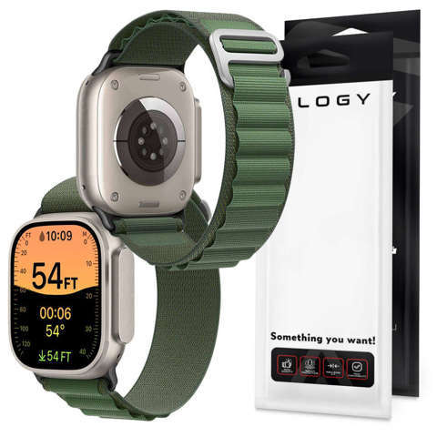 Alogy Sportarmband für Apple Watch 4/5/6/7/8/SE/Ultra (42/44/45/49 mm) Grün