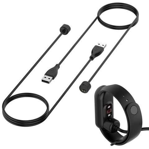 Alogy USB-Ladekabel für Xiaomi Mi Band 5 Global schwarz