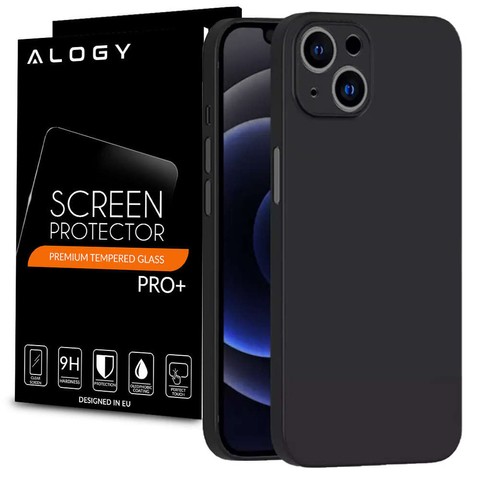 Alogy Ultra Slim Case für Apple iPhone 13 Mini Schwarz Glas