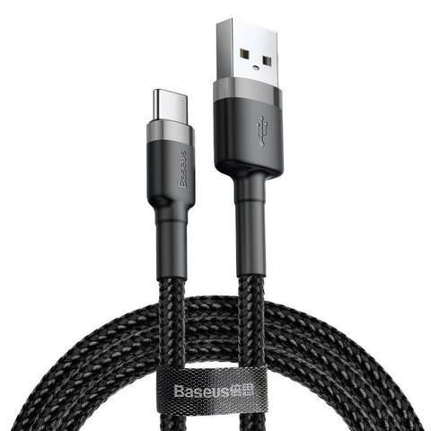 Baseus Kabel Cafule USB-C Typ C 2A 3m Grau