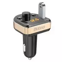 Dudao FM Transmitter Bluetooth Autoladegerät MP3 3.1 A 2x USB schwarz (R2Pro schwarz)