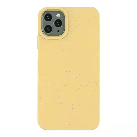 Eco Case Hülle für iPhone 11 Pro Silikonhülle Handyhülle Gelb