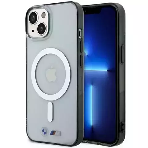 Etui BMW BMHMP14MHCRS für iPhone 14 Plus 6,7" Hardcase Silver Ring MagSafe