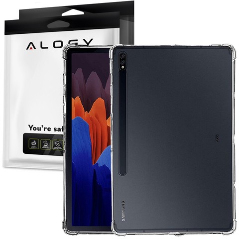 Etui Pancerne ShockProof Alogy Case für Samsung Galaxy Tab S7 Plus/ S8 Plus 12.4 T970 / T976B / X800 / X806 Klar