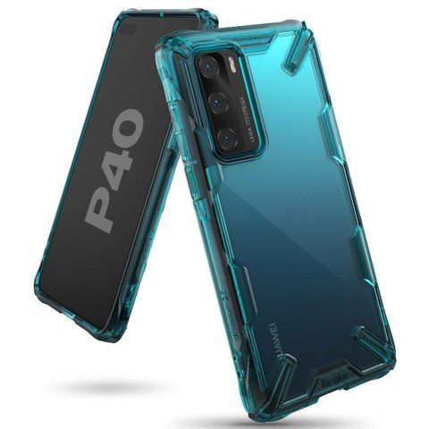 Etui Ringke Fusion X für Huawei P40 Türkisgrün