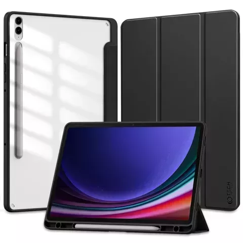 Etui SC Pen Hybrid für Samsung Galaxy Tab S9 FE Plus 12.4 X610 / X616B Schwarz