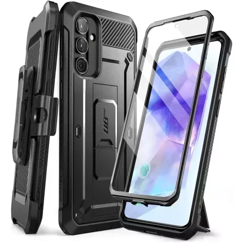 Etui Supcase Unicorn Beetle Pro für Samsung Galaxy A55 5G Schwarz