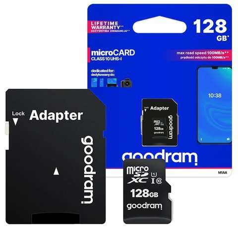 GoodRam micro SDXC 128 GB UHS-I-Speicherkarte der Klasse 10