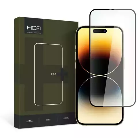 Hofi Glass Pro Panzerglas für Apple iPhone 15 Schwarz