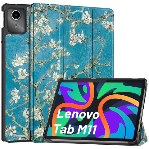 Hülle für Lenovo Tab M11 10,95" TB330FU / TB330XU / TB331FC Tablet Cover Case Alogy Buchcover Blühender Mandelbaum (Van Gogh)