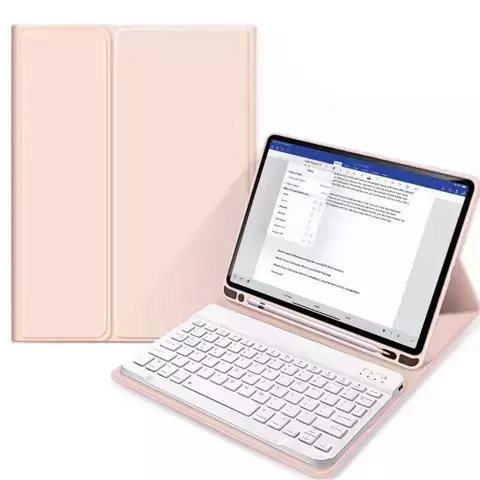 Kompatibel mit Tablet SC Pen Keyboard für Apple iPad 10.9 2022 PINK