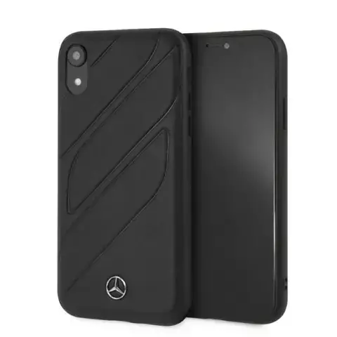 Mercedes MEHCI61THLBK Schutzhülle für Apple iPhone Xr 6.1" schwarz/schwarz Hardcase New Organic I