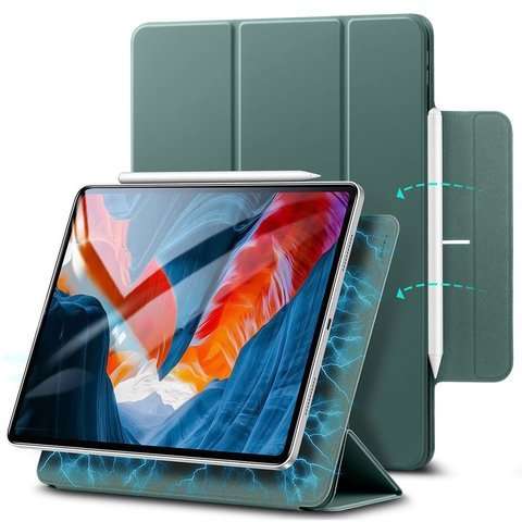 Pencil ESR Rebound Magnethülle für iPad Pro 12.9 2020/2021 Forest Green