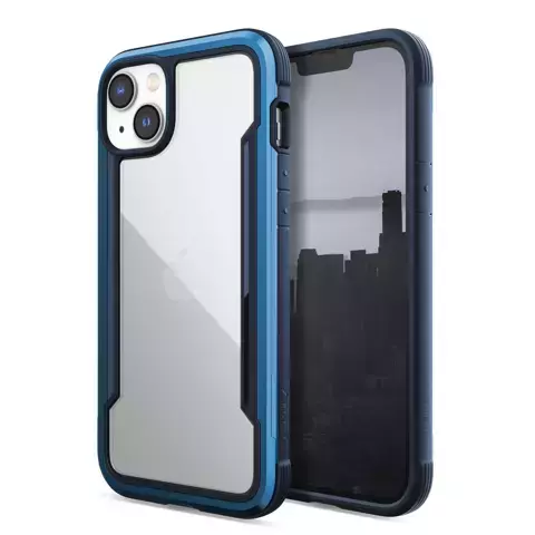 Raptic Shield Case iPhone 14 Plus gepanzerte Hülle blau