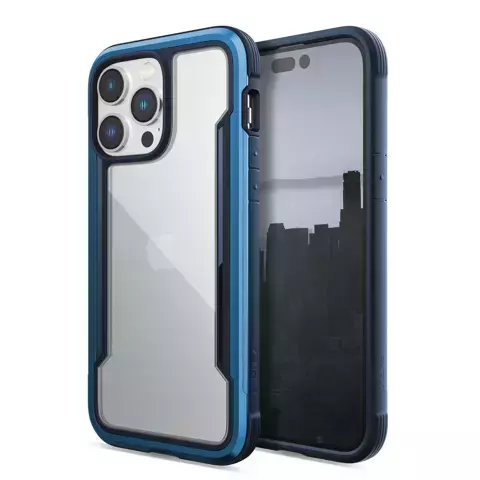 Raptic Shield Case iPhone 14 Pro Max gepanzerte Hülle blau