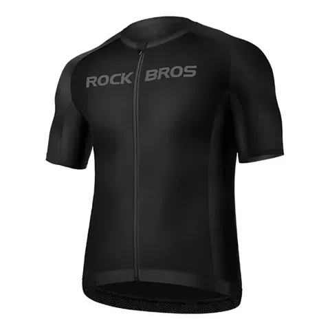 Rockbros 15120002006 Kurzarm-Radtrikot XXXL - Schwarz