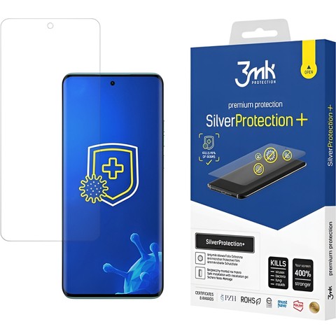 Schutzfolie für Motorola Edge 40 Neo - 3mk SilverProtection Displayschutzfolie Antimikrobiell