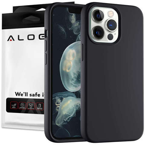 Schutzhülle für Alogy Thin Soft Case für iPhone 13 Pro Max schwarz