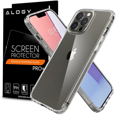 Spigen Ultra Hybrid Hülle für Apple iPhone 13 Pro Kristallklares Glas