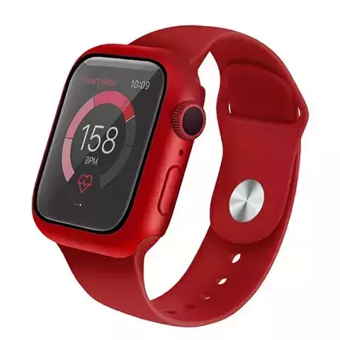 UNIQ Nautic Schutzhülle für Apple Watch Series 4/5/6/SE 44mm rot/rot