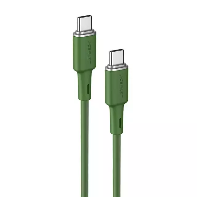 Acefast Kabel USB Typ C - USB Typ C 1,2m, 60W (20V / 3A) grün (C2-03 oliver green)