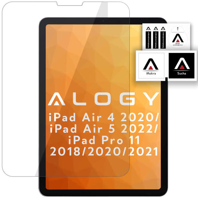 Alogy 9H gehärtetes Glas für den Bildschirm für iPad Air 4 2020 / Air 5 2022 / iPad Pro 11 2018/2020/2021