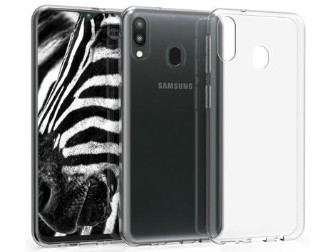 Alogy Silikonhülle Hülle für Samsung Galaxy M20 transparent